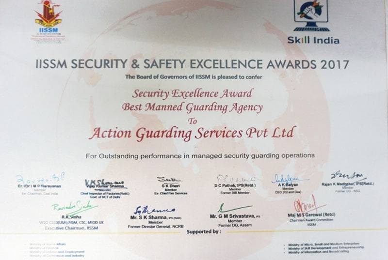 Best Manned Guarding Agency Award